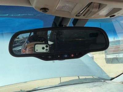 2004-2009 Cadillac Srx Inside Rear View Mirror Oem Windshield Mounted 15822997