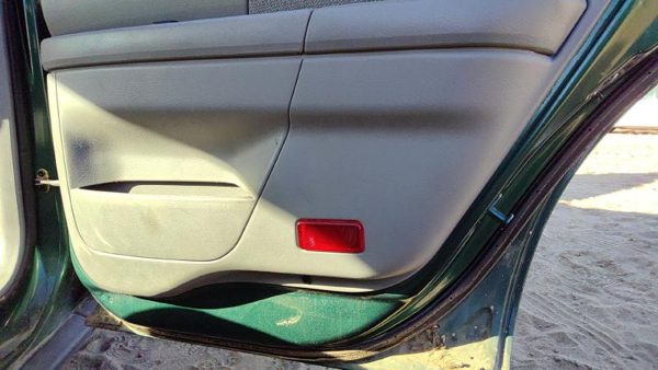 00-02 Ford Taurus Passenger Right Rear Door Trim Panel With Switches Back Gray — photo 6
