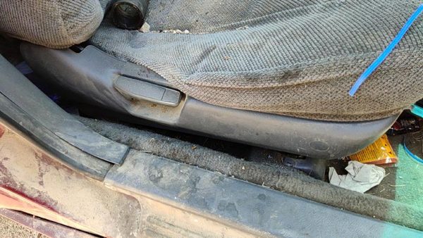 1994-1997 Honda Accord Passenger Right Side Seat Trim Panel Oem Gray — photo 4