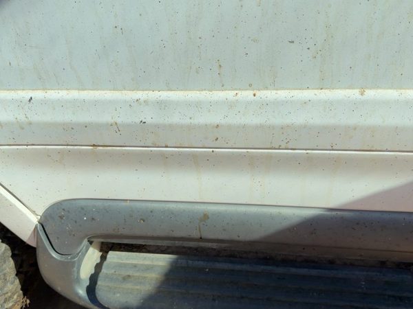 1998 Lincoln Navigator Rear Door Moulding RH Oxford White Yz — photo 6
