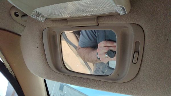 2000 Chrysler Town & Country Driver Left Sun Visor Oem Tan 0Rf33Tl2Aa — photo 5