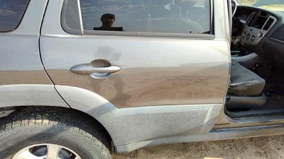 2005 Mazda Tribute Rear Door RH Gray Cx