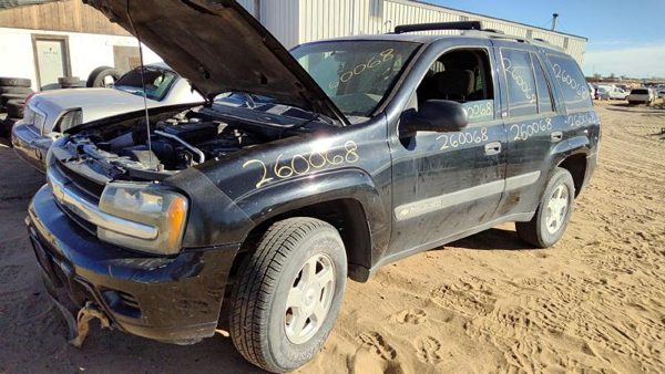 02-09 Chevy Trail Blazer Passenger Right Rear Brake Backing Plate Assembly Oem — photo 1