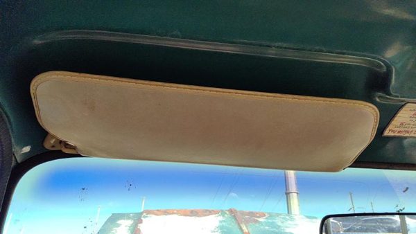 1976 Silverado C10 Driver Left Sun Visor Oem Brown — photo 2