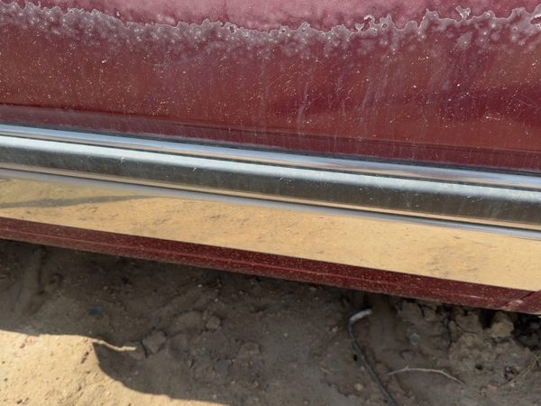 85-90 Buick Park Ave Driver Left Rear Moulding From Door Oem Back Trim Strip — photo 2