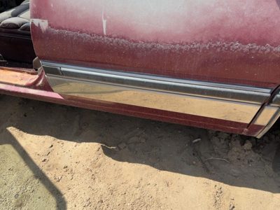 85-90 Buick Park Ave Driver Left Rear Moulding From Door Oem Back Trim Strip