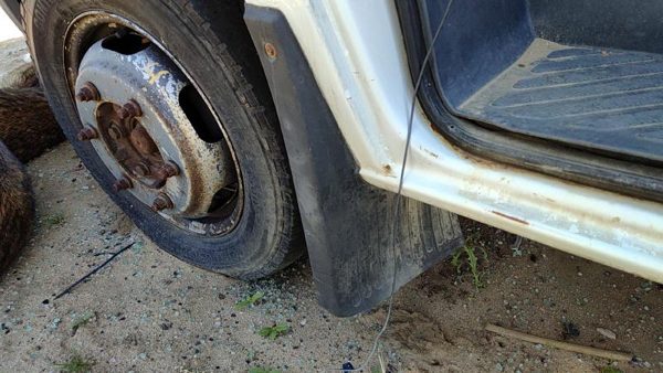 03-06 Dodge Sprinter Van 3500 Driver Left Mud Flap Moulding Oem Factory — photo 5