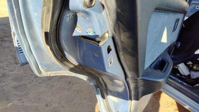 1988-1991 Honda Civic Driver Left Rear Door Latch With Rods/Cables Oem Back