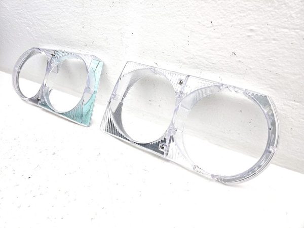 72-80 Mercedes 450Sl Left Right Set Trim Headlight Door Cover Uro Aftermarket — photo 3