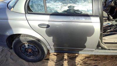 1997 Saturn Sl1 Rear Door RH Silver