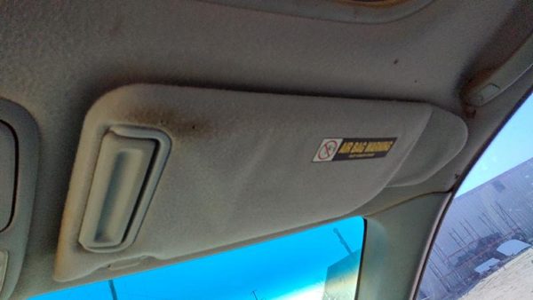 1998-2002 Honda Accord Passenger Right Sun Visor Oem Gray 83230S84a03zd — photo 1