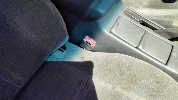 97-01 Toyota Camry Passenger Right Front Seat Belt Buckle Receiver Oem Gray 10 — photo 3