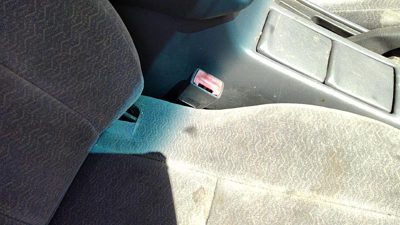 97-01 Toyota Camry Passenger Right Front Seat Belt Buckle Receiver Oem Gray 10