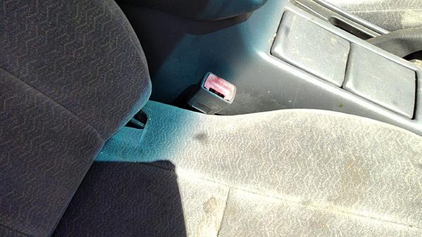 97-01 Toyota Camry Passenger Right Front Seat Belt Buckle Receiver Oem Gray 10 — photo 1