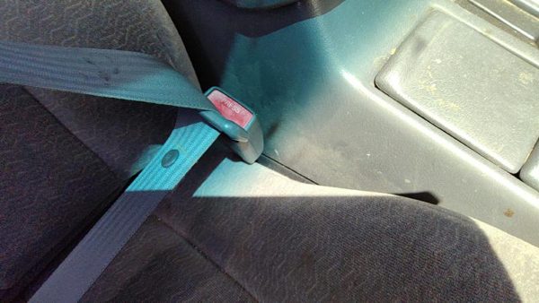 97-01 Toyota Camry Passenger Right Front Seat Belt Buckle Receiver Oem Gray 10 — photo 4