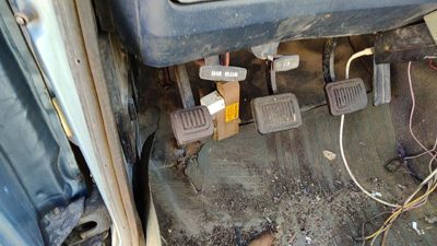 86-89 Dodge Ram W150 Parking Brake Pedal Assembly Oem Complete Emergency Unit