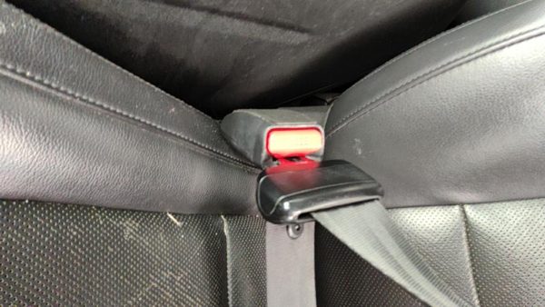 2016 17 Hyundai Tucson Driver Left Front Seat Belt Buckle Receiver Oem Black Try — photo 5
