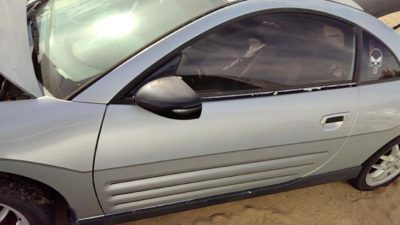 2004 Mitsubishi Eclipse Front Door LH A68 Sterling Silver Hail