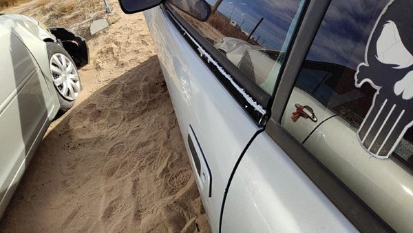 2004 Mitsubishi Eclipse Front Door LH A68 Sterling Silver Hail — photo 7