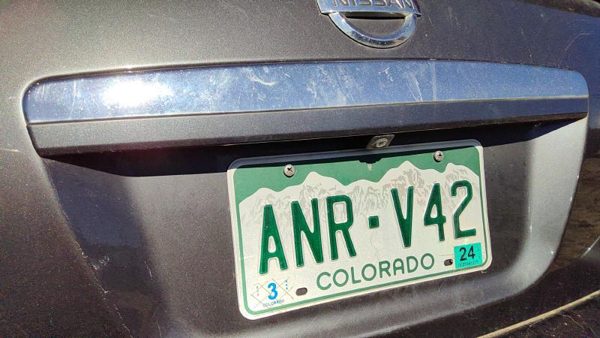 07-12 Nissan Altima License Plate Trim Surround Panel Tail Trunk Chrome 4 Door — photo 2