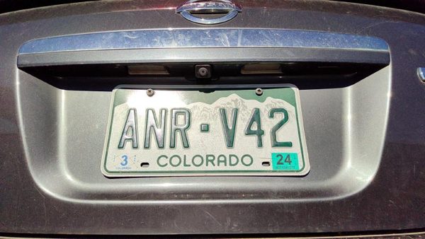 07-12 Nissan Altima License Plate Trim Surround Panel Tail Trunk Chrome 4 Door — photo 4