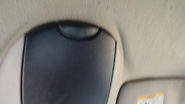 04-07 Dodge Caravan Center Overhead Console Dome Light Map Lamp Cubby Khaki J1 — photo 5