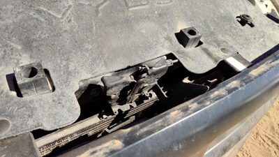 11-19 Dodge Ram 4500 Hood Latch Assembly With Bracket Oem 6.7L Cummins