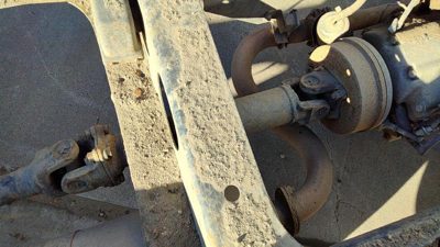 96 Isuzu Npr Front Section Of Rear Driveshaft With Carrier Bearing 4Bd2 3.9L At