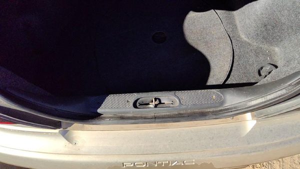 1999-2005 Pontiac Grand Am Rear Cargo Trim Trunk Panel Oem 52D Dark Taupe — photo 3