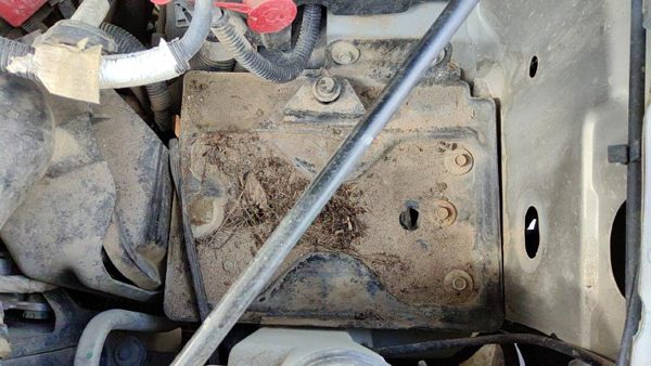1999-2007 Sierra 2500 Hd Complete Battery Box Mount Tray With Hold Down Oem 8.1l — photo 2