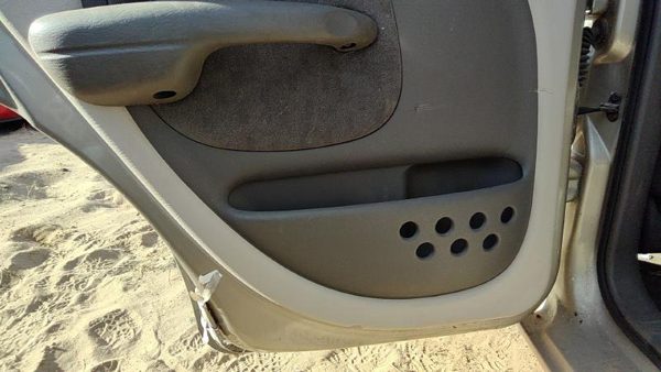 01-02 Pt Cruiser Driver Left Rear Door Trim Panel With Switches Back Fl Taupe — photo 6