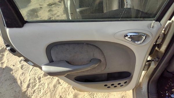 01-02 Pt Cruiser Driver Left Rear Door Trim Panel With Switches Back Fl Taupe — photo 2