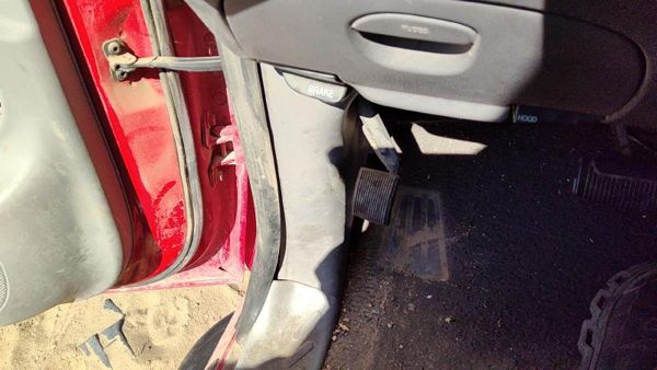 00-03 Ford F150 Driver Left Lower Kick Trim Panel Oem Gray — photo 2