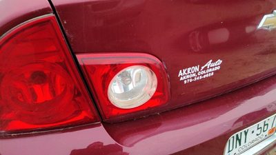 2009 Chevrolet Malibu Tail Light Assembly LH Chevy
