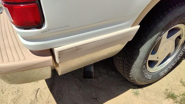 1991-1994 Ford Explorer Passenger Right Rear Moulding On Quarter Panel Oem White — photo 7