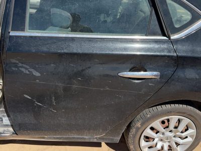 2014 Nissan Sentra Rear Door LH Super Black KH3
