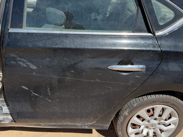 2014 Nissan Sentra Rear Door LH Super Black KH3 — photo 1