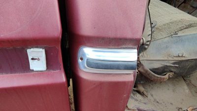 1978-1979 Ford F150 Passenger Right Rear Moulding On Upper Cab Panel Oem