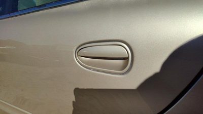 99-05 Grand Am Driver Left Rear Outside Door Handle Back 33U Champagne Beige