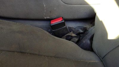 2013-2018 Dodge Ram 4500 Driver Left Front Seat Belt Buckle Receiver Oem Gray X8