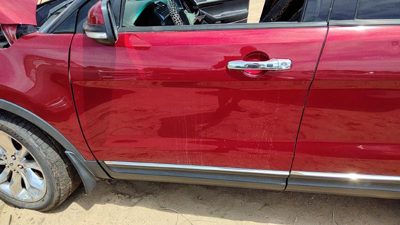 2014 Ford Explorer Front Door LH Ruby Red Rr