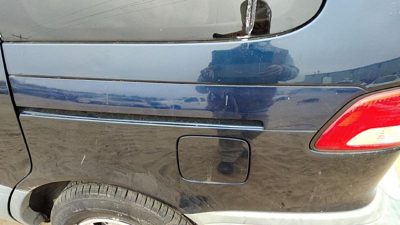 98-03 Toyota Sienna Driver Left Rear Moulding Roller Cover Oem Blue 8Q0