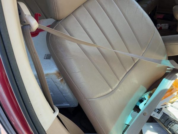 96-97 Town & Country Passenger Right Front Seat Belt Retractor Shoulder Tan Flk5 — photo 2