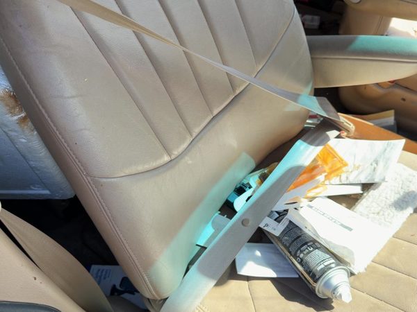 96-97 Town & Country Passenger Right Front Seat Belt Retractor Shoulder Tan Flk5 — photo 5