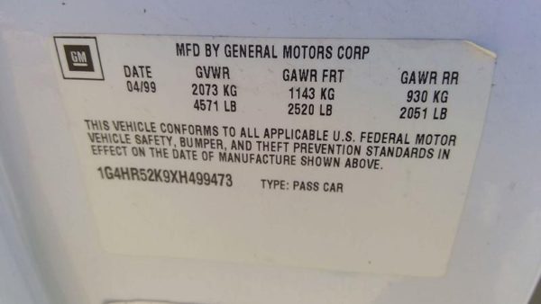 1999 Buick Lesabre — vehicle photo 6
