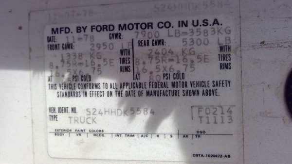1979 Ford Van — vehicle photo 6