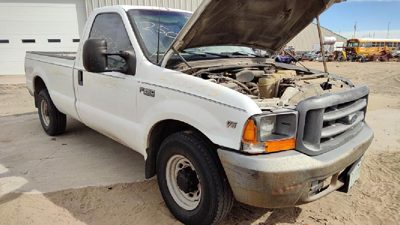 1999 Ford F250 Vehicle Unit Complt. Gray White 5.4L AT 4x2