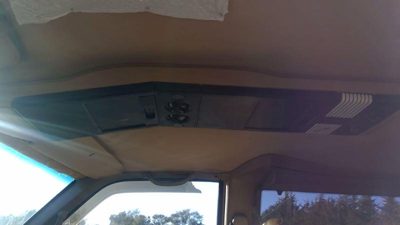 1995-2005 Chevy Astro Center Overhead Console Oem Dome Light Map Lamp Cubby Tan