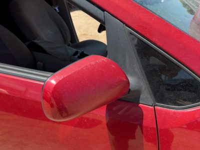 04-09 Prius Passenger Right Power Side Mirror Door Mounted Oem Barcelona Red 3R3