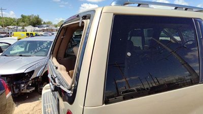98-99 Lincoln Navigator Passenger Right Rear Moulding On Quarter Panel Gold Bi
